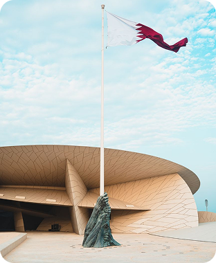 National Museum of Qatar Flag