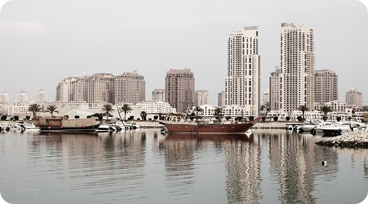 Doha Waterfront Boats