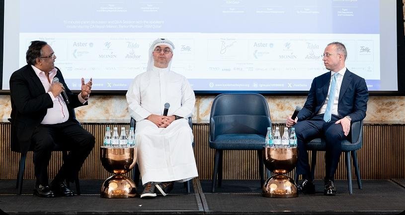 Panel discussion with Qatari dignitaries