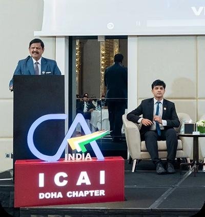Speaker at CA podium